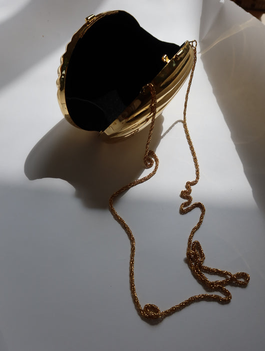 GOLD MINAUDIERE CLUTCH
