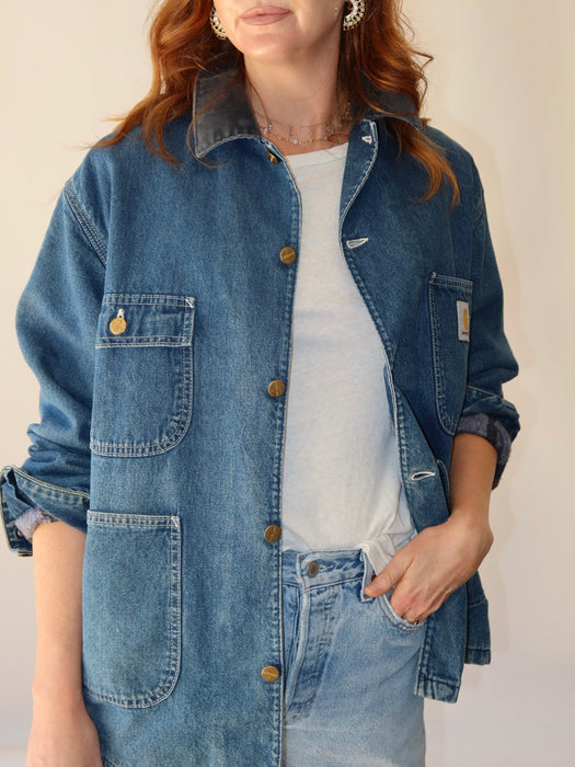 CARHARTT DENIM CHORE JACKET