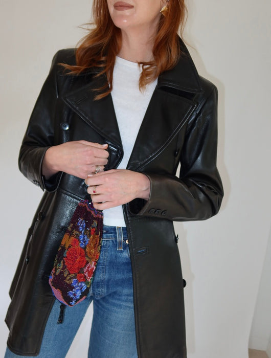 90'S DONNA KARAN LEATHER JACKET
