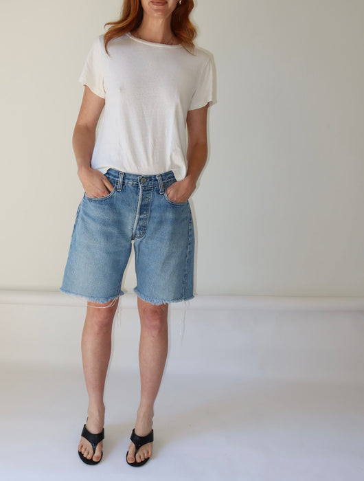 VINTAGE LEVI'S 501 SELVEDGE CUT OFFS 30"