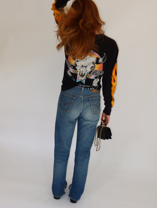 HARLEY DAVIDSON PALM SPRINGS WAFFLE SHIRT