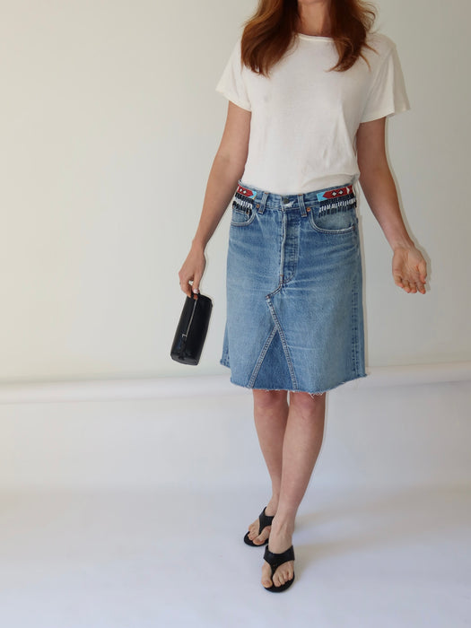 VINTAGE LEVI'S 501 SKIRT 29"