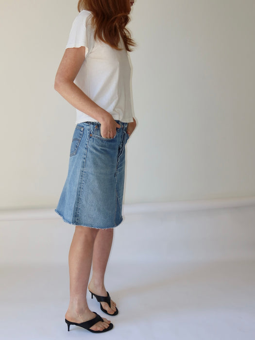 VINTAGE LEVI'S 501 SKIRT 29"