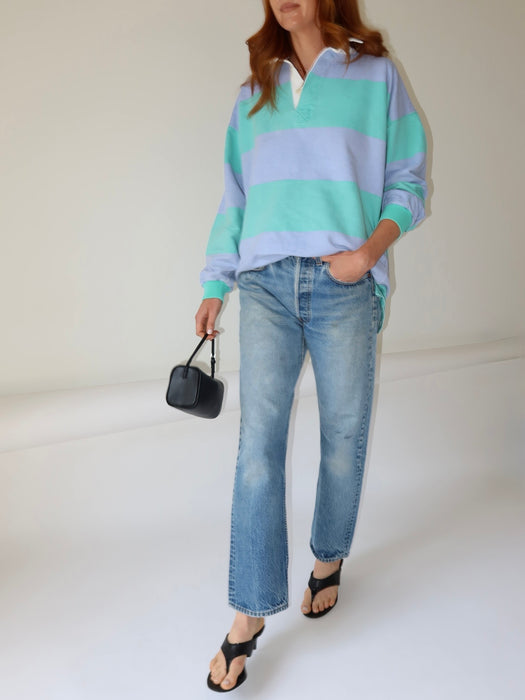 LONG SLEEVE STRIPED RUGBY SHIRT