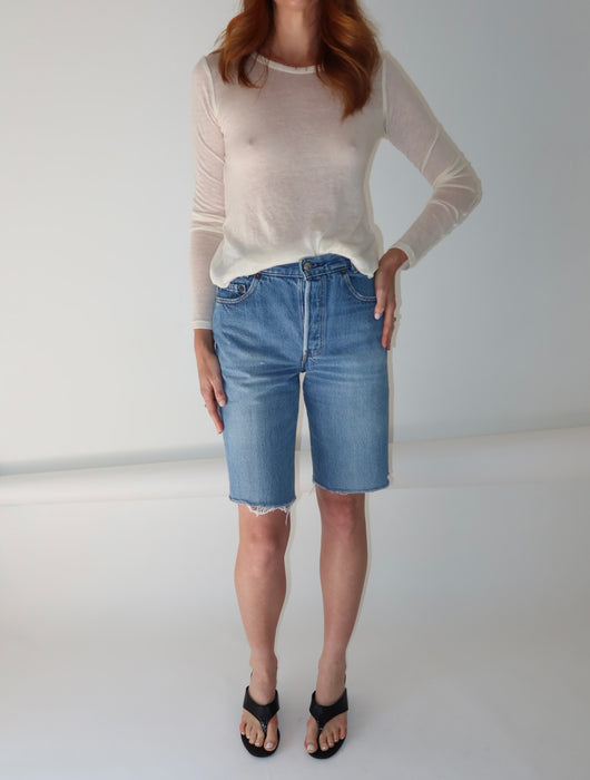 VINTAGE LEVI'S 501 CUT OFFS  27"