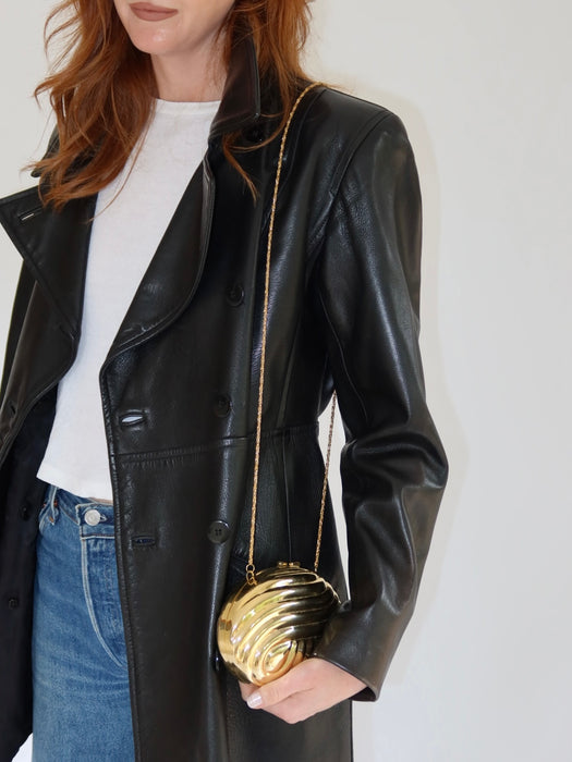 GOLD MINAUDIERE CLUTCH