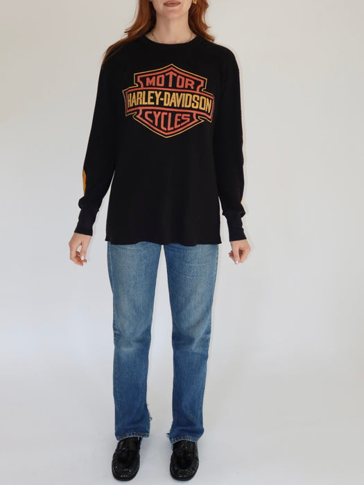 HARLEY DAVIDSON PALM SPRINGS WAFFLE SHIRT