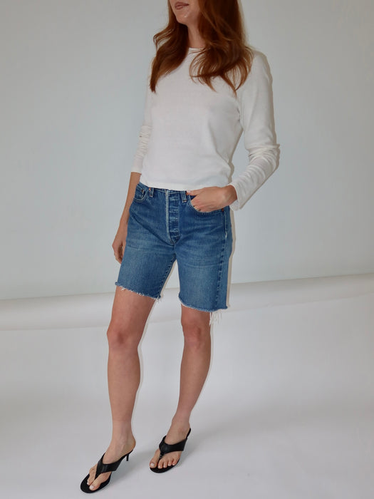 VINTAGE LEVI'S 501 SELVEDGE CUT OFFS 28"
