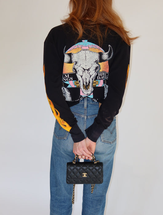 HARLEY DAVIDSON PALM SPRINGS WAFFLE SHIRT