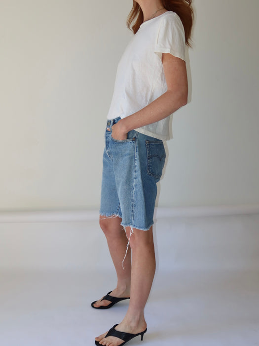 VINTAGE LEVI'S 501 SELVEDGE CUT OFFS 30"