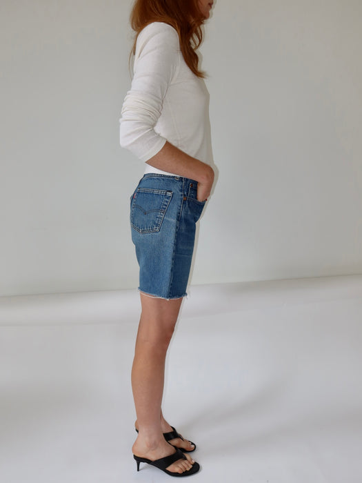 VINTAGE LEVI'S 501 SELVEDGE CUT OFFS 28"