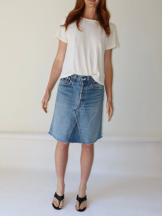 VINTAGE LEVI'S 501 SKIRT 29"