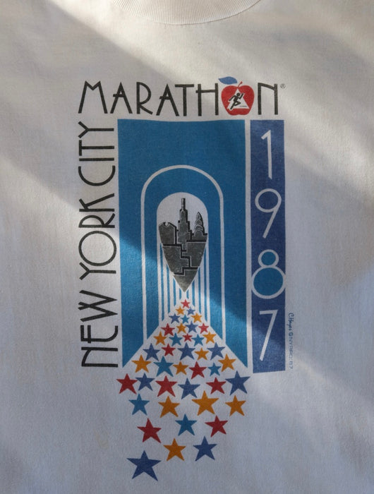 1987 NYC MARATHON TEE