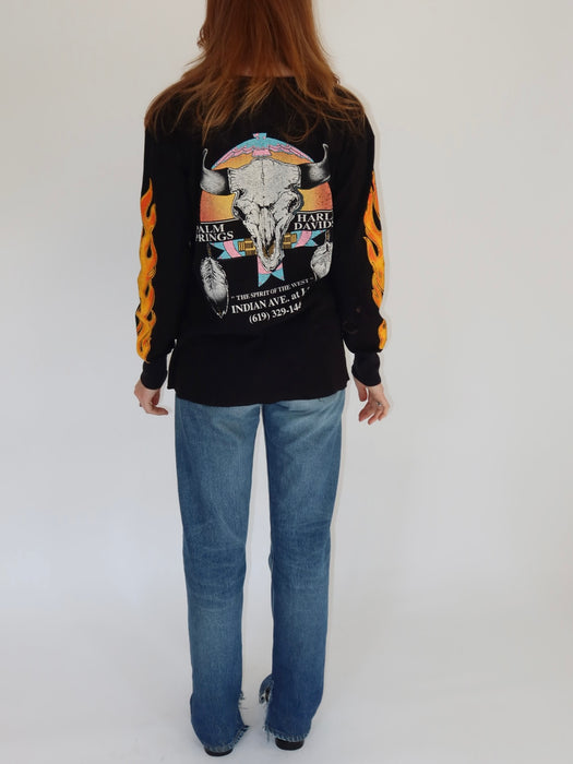 HARLEY DAVIDSON PALM SPRINGS WAFFLE SHIRT