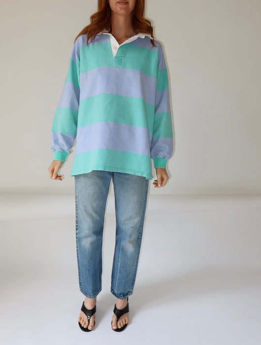 LONG SLEEVE STRIPED RUGBY SHIRT