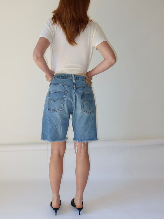 VINTAGE LEVI'S 501 SELVEDGE CUT OFFS 30"