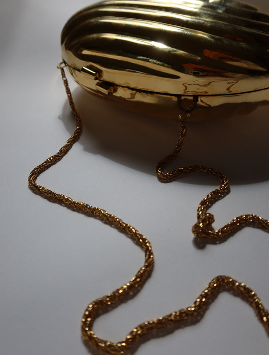 GOLD MINAUDIERE CLUTCH