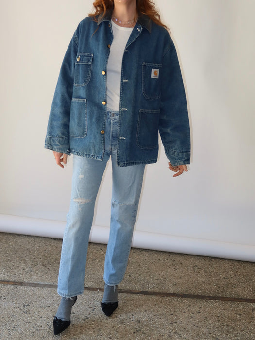 CARHARTT DENIM CHORE JACKET