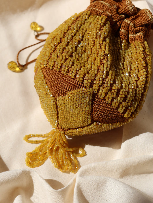 CELESTIAL SEED BEAD BAG