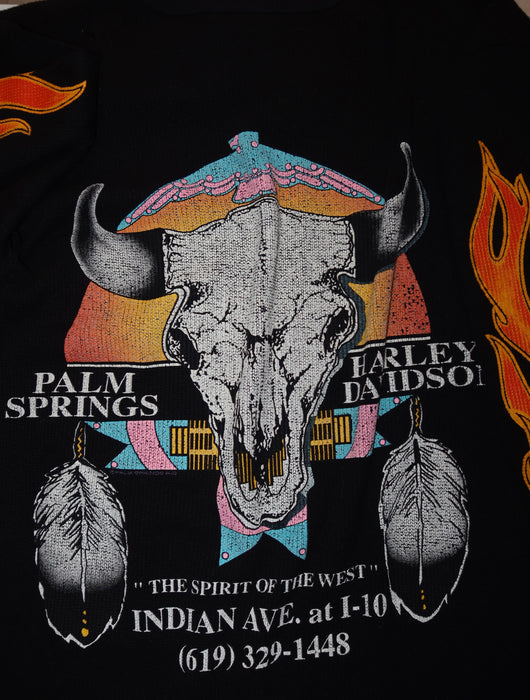 HARLEY DAVIDSON PALM SPRINGS WAFFLE SHIRT