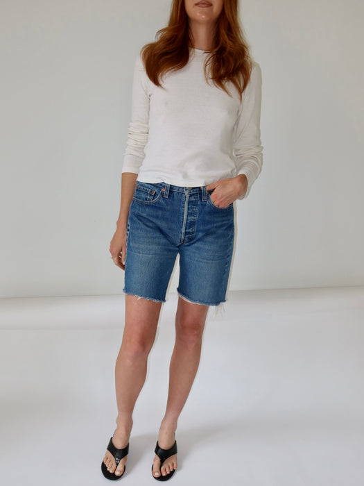 VINTAGE LEVI'S 501 SELVEDGE CUT OFFS 28"