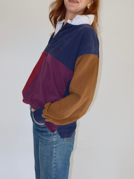 CHAPS RALPH LAUREN LONG SLEEVE POLO