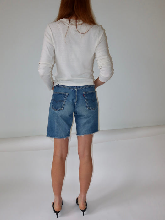VINTAGE LEVI'S 501 SELVEDGE CUT OFFS 28"