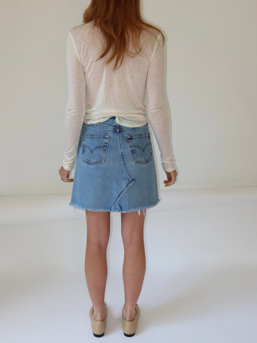 VINTAGE LEVI'S 501 SKIRT 27"