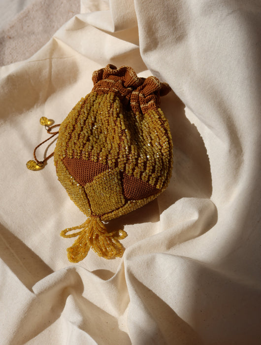 CELESTIAL SEED BEAD BAG
