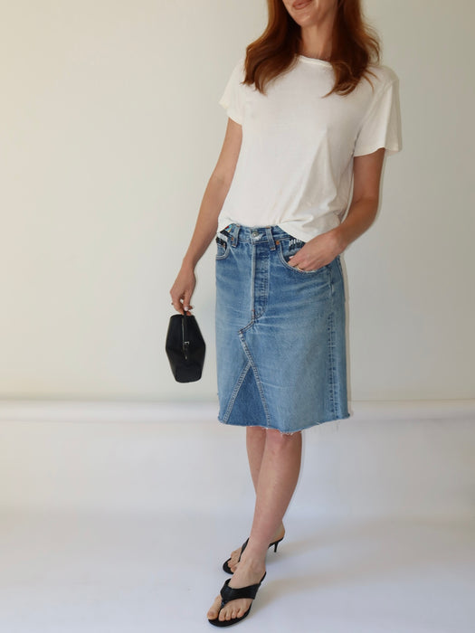 VINTAGE LEVI'S 501 SKIRT 29"