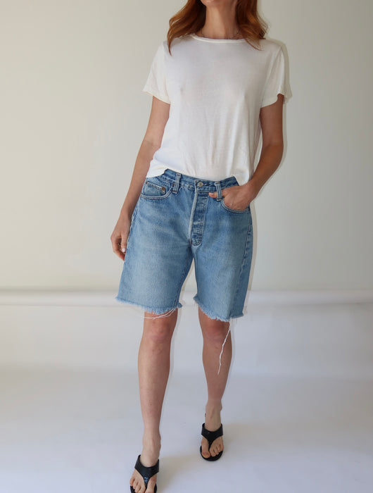 VINTAGE LEVI'S 501 SELVEDGE CUT OFFS 30"