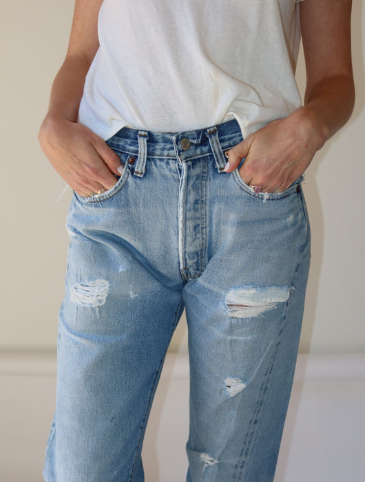 VINTAGE LEVI'S 501 1970'S SELVEDGE 28"