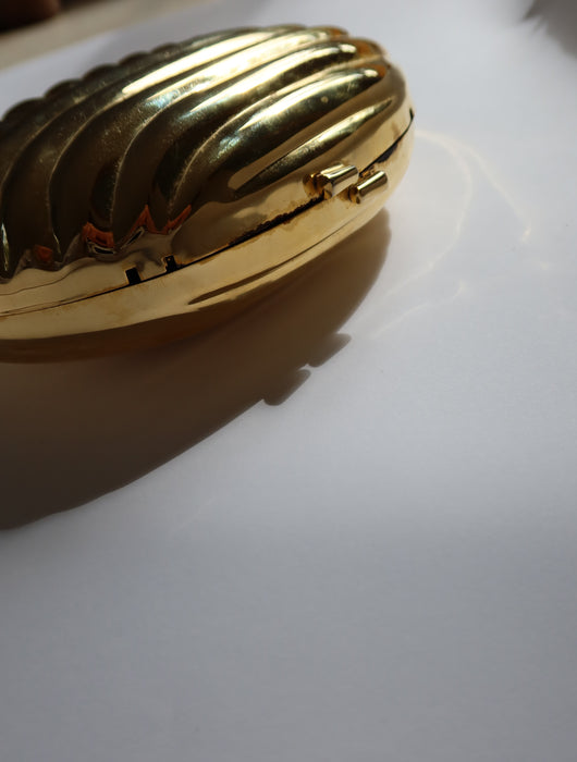GOLD MINAUDIERE CLUTCH