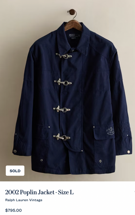 RALPH LAUREN POPLIN JACKET
